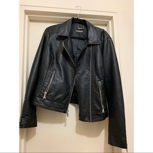 Express leather jacket